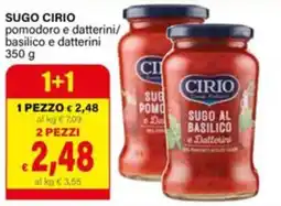 Il Gigante Sugo Cirio al basilico e datterini offerta
