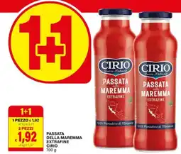 Il Gigante Passata della Maremma Extrafine Cirio offerta