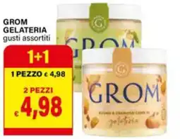 Il Gigante Grom gelateria gusti assortiti offerta
