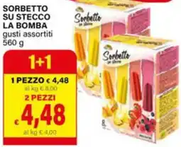 Il Gigante Sorbetto su stecco la bomba offerta