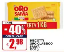 Il Gigante Biscotti Oro Classico Saiwa offerta