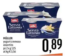 Emisfero Müller yogurt cremoso senza lattosio offerta