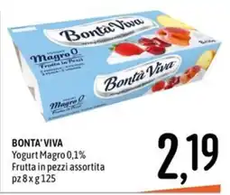 Emisfero Bonta' Viva Yogurt Magro 0,1% Frutta in pezzi assortita offerta