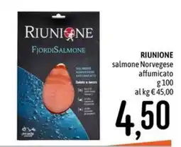 Emisfero RIUNIONE salmone Norvegese affumicato offerta