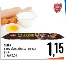 Emisfero Selex pasta sfoglia fresca rotonda offerta