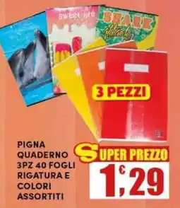 Maury's Pigna quaderno offerta