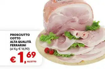 Metà Prosciutto cotto alta qualità offerta