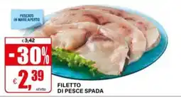 Il Gigante Filetto di pesce spada offerta