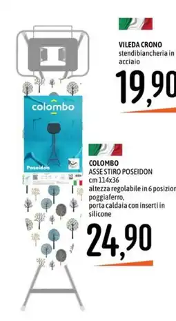 Emisfero Vileda Crono stendibiancheria in acciaio offerta