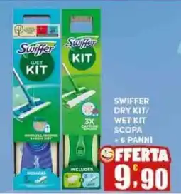 Maury's Swiffer dry kit/wet kit scopa offerta