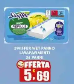 Maury's Swiffer wet panno lavapavimenti offerta