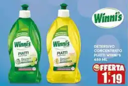 Maury's Detersivo concentrato piatti Winni's offerta