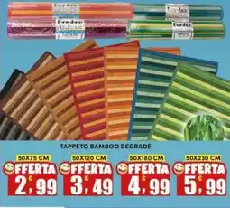 Maury's Tappeto bamboo degrade offerta