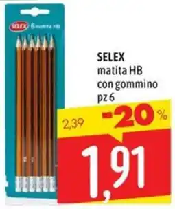 Emisfero SELEX matita HB offerta