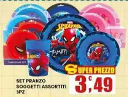 Maury's Set pranzo soggetti assortiti offerta