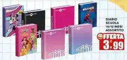 Maury's Diario scuola TONI TONE offerta