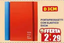 Maury's Portaproggetti con elastico D3CM new color offerta