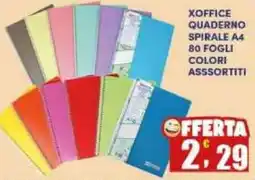 Maury's Xoffice quaderno spirale a4 offerta