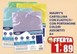 Maury's Maury's cartellina con elastico offerta