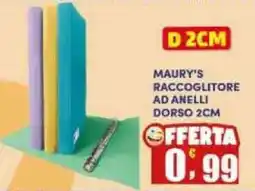 Maury's Maury's raccoglitore ad anelli offerta