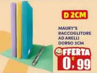 Maury's Maury's raccoglitore ad anelli offerta