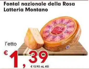 Fontal nazionale della Rosa Latteria Montano