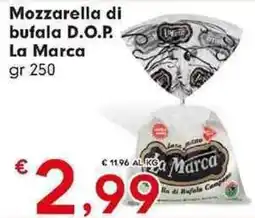 Despar Mozzarella di bufala D.O.P. La Marca offerta