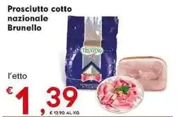 Despar Prosciutto cotto nazionale Brunello offerta