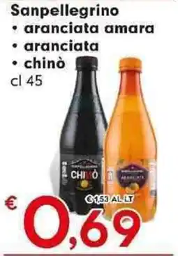 Despar Sanpellegrino aranciata amara offerta