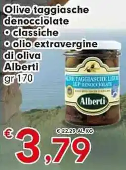 Despar Olive taggiasche denocciolate classiche olio extravergine di oliva Alberti offerta