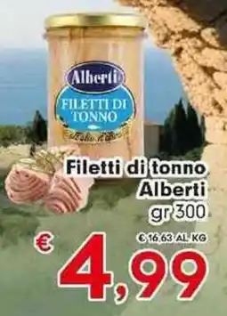 Despar Filetti di tonno Alberti offerta
