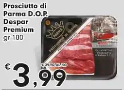 Despar Prosciutto di Parma D.O.P. Despar Premium offerta