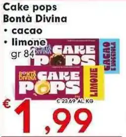 Despar Cake pops Bontà Divina offerta