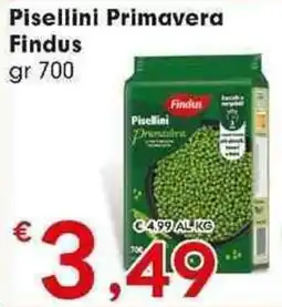 Despar Pisellini Primavera Findus offerta