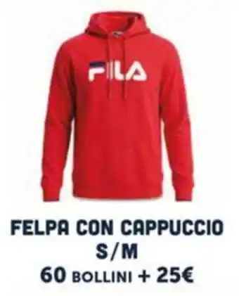Il Gigante FelPA con cappuccio Fila offerta