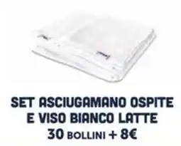 Il Gigante Asciugamano ospite e viso bianco latte offerta