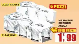Maury's Ma Maison bicchieri acqua offerta