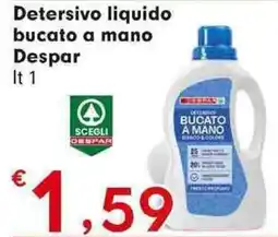 Despar Detersivo liquido bucato a mano Despar offerta