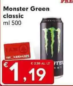 Despar Monster Green classic offerta
