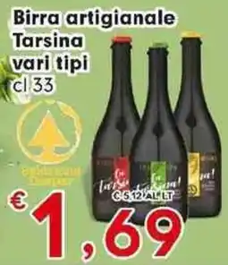 Despar Birra artigianale Tarsina offerta