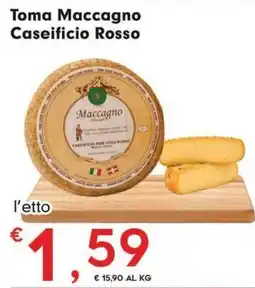 DeSpar Express Toma Maccagno Caseificio Rosso offerta