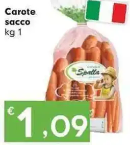Despar Carote sacco Spatta offerta