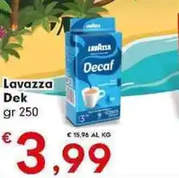 Despar Lavazza Dek offerta