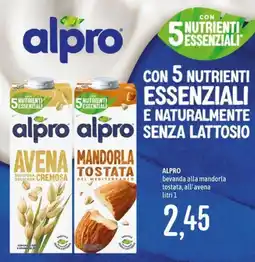 Emisfero Alpro bevanda alla mandorla tostata, all'avena offerta