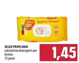 Emisfero SELEX PRIMI ANNI salviattine detergenti per bimbo offerta