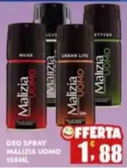 Maury's Malizia Uomo Deo Spray offerta