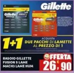 Maury's Rasoio Gillette Fusion 5 lame Mach3 lame hum offerta