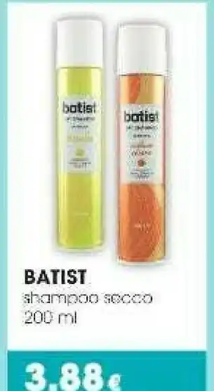 Batist shampoo sacco