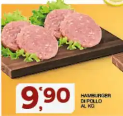 Quick Sisa Hamburger di pollo offerta