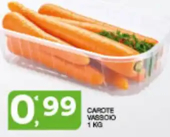 Carote vassoio